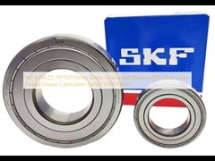 Rodamiento de bolas de ranura profunda SKF 6314 ZZ 70*150*35mm con cubierta antipolvo, lubricación con grasa sellada, velocidad 4300 R/min