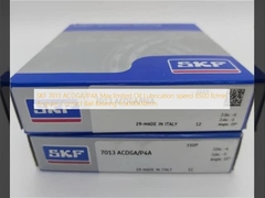 SKF 7013 ACDGA/P4A Max.limitado de aceite Velocidad de lubricación 8500 R/min Rodamiento de bola de contacto angular 65x100x18mm