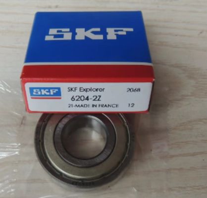 6204 ZZ rodamiento de bolas sellados con ranura profunda para aplicaciones de velocidad Cor 6.65 KN