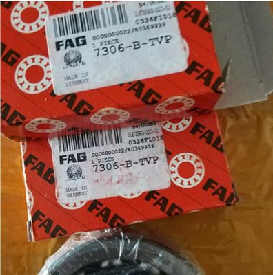 FAG 7306B Rodamiento de bolas de contacto angulares pequeños para aplicaciones de precisión Cor 17.4kN