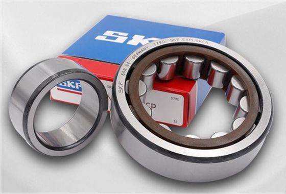 Las partes de los rodamientos de rodillos transportadores de SKF NU308ECM con velocidad de rotación lubricada con aceite P5 y 8000 R/Min