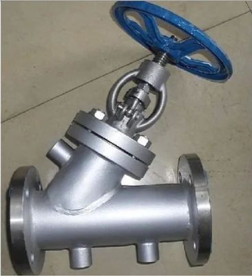 Válvula de globo de chaqueta BJ45H-16P de trabajo pesado de válvula manual de fundición a presión
