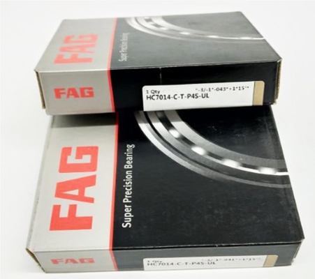 Rodamiento de bolas de contacto angular FAG HC7014C de 70 mm, 11000 R/min, lubricación con aceite