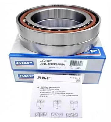 Rodamiento de bolas de contacto angular SKF 7016 ACD/P4 ADBA de 80 mm, acero